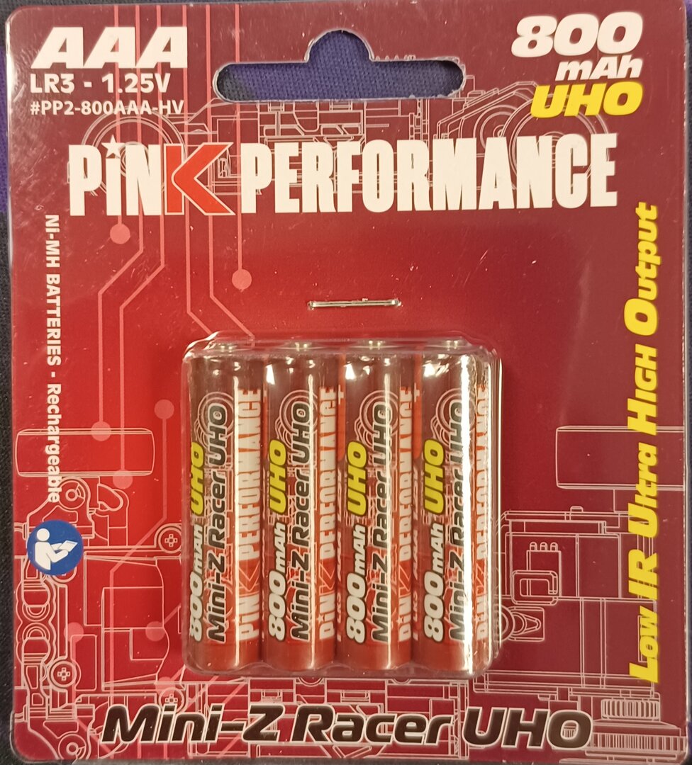 Pink Performance Batterie R3-AAA Ni-Mh 800 Mah (4) UHO, PP2-0800UHO-AAA ...