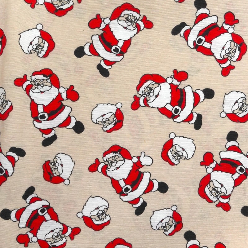 tissu-polycoton-Père-Noel-fond-ficelle-NAC2TOIT