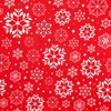 tissu-polycoton-Neige-fond-ronge-NAC2TOIT