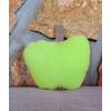 coussin-forme-pomme-vert