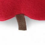 coussin-forme-pomme-rouge