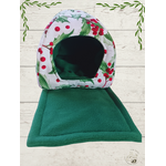 Igloo pour cochon d’Inde avec tapis absorbant, confort et hygiène
