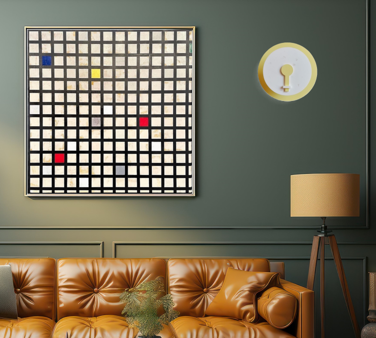 décor jaune