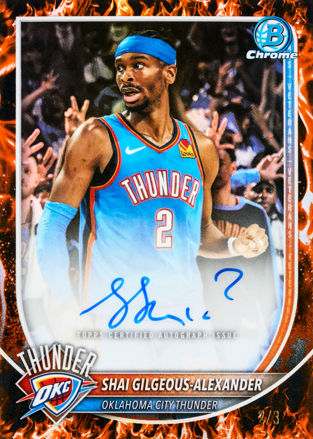 d5711aefc4252e41b63e42d6fac56d3e83e53c63_2025_Bowman_NBA_Basketball_BaseChromeAuto_Firefractor_ShaiGilgeous_Alexander_FR_80575a13-ddcb-4fbe-b262-9e7443c36015