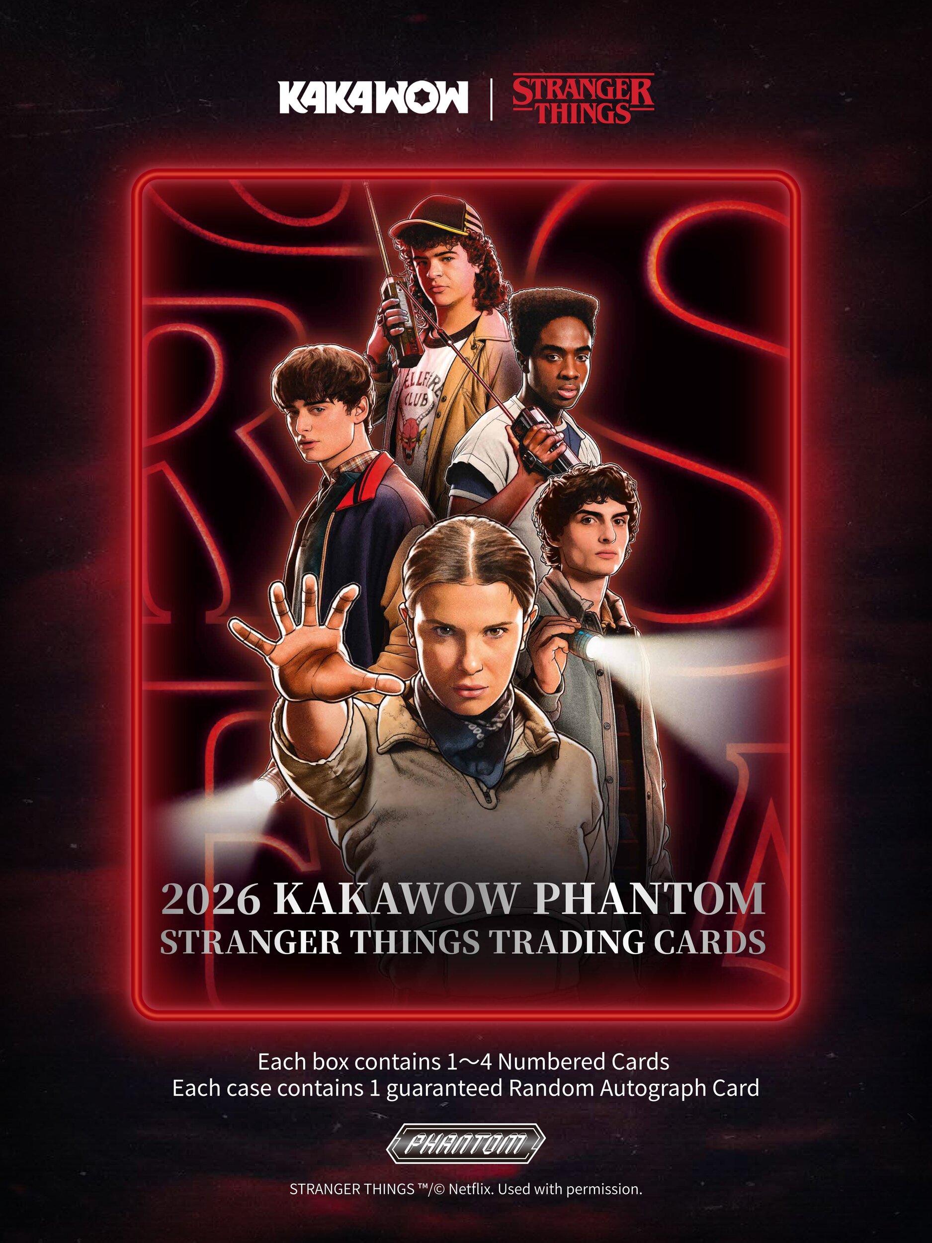 2026 KAKAWOW PHANTOM Stranger Things Trading Cards Product slides_page-0001