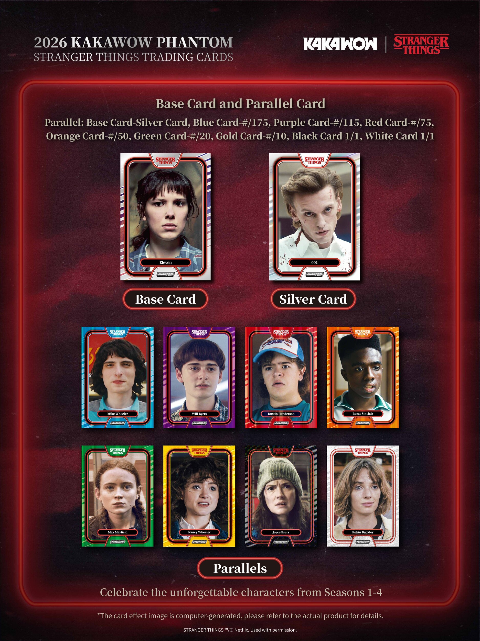 2026 KAKAWOW PHANTOM Stranger Things Trading Cards Product slides_page-0006