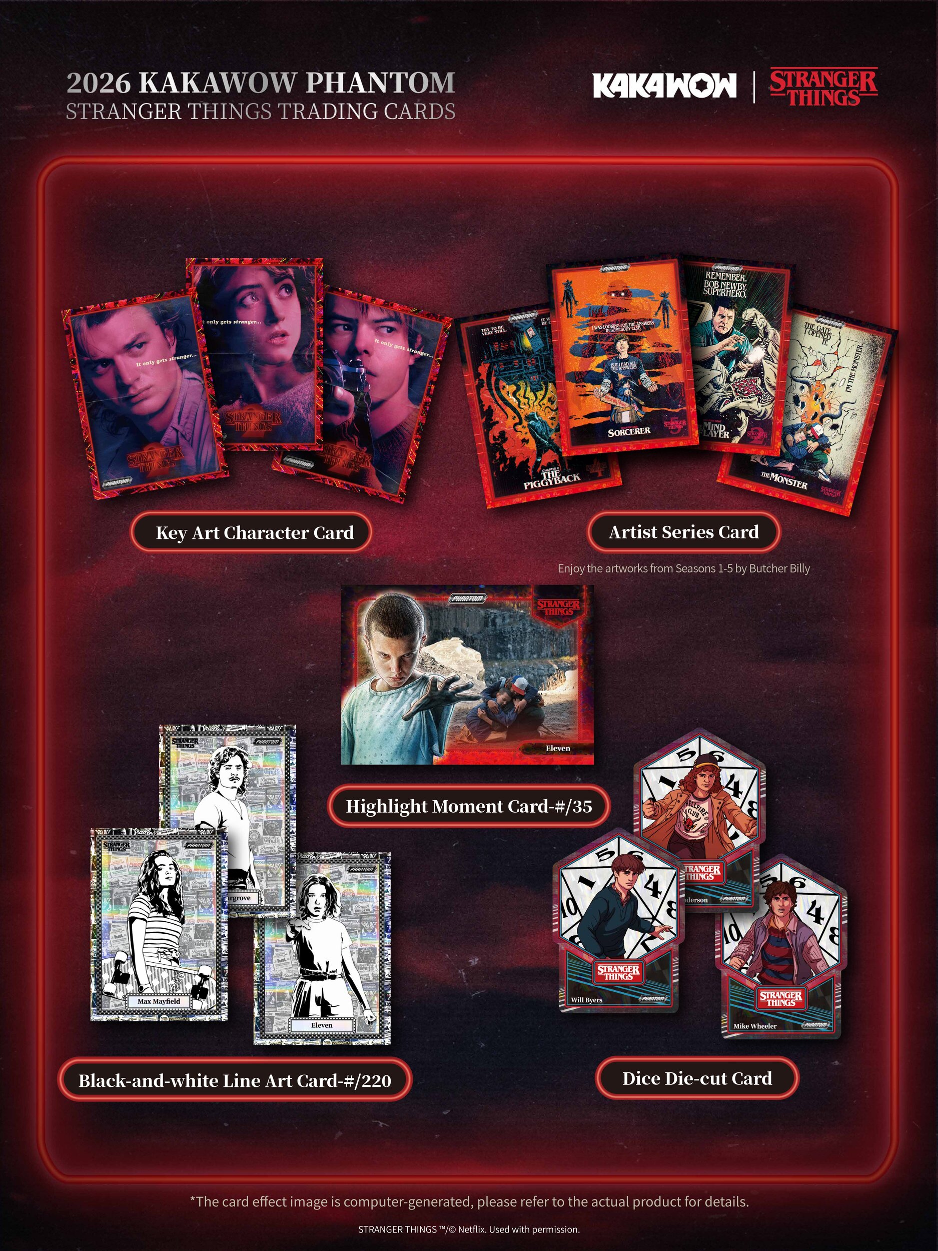 2026 KAKAWOW PHANTOM Stranger Things Trading Cards Product slides_page-0007