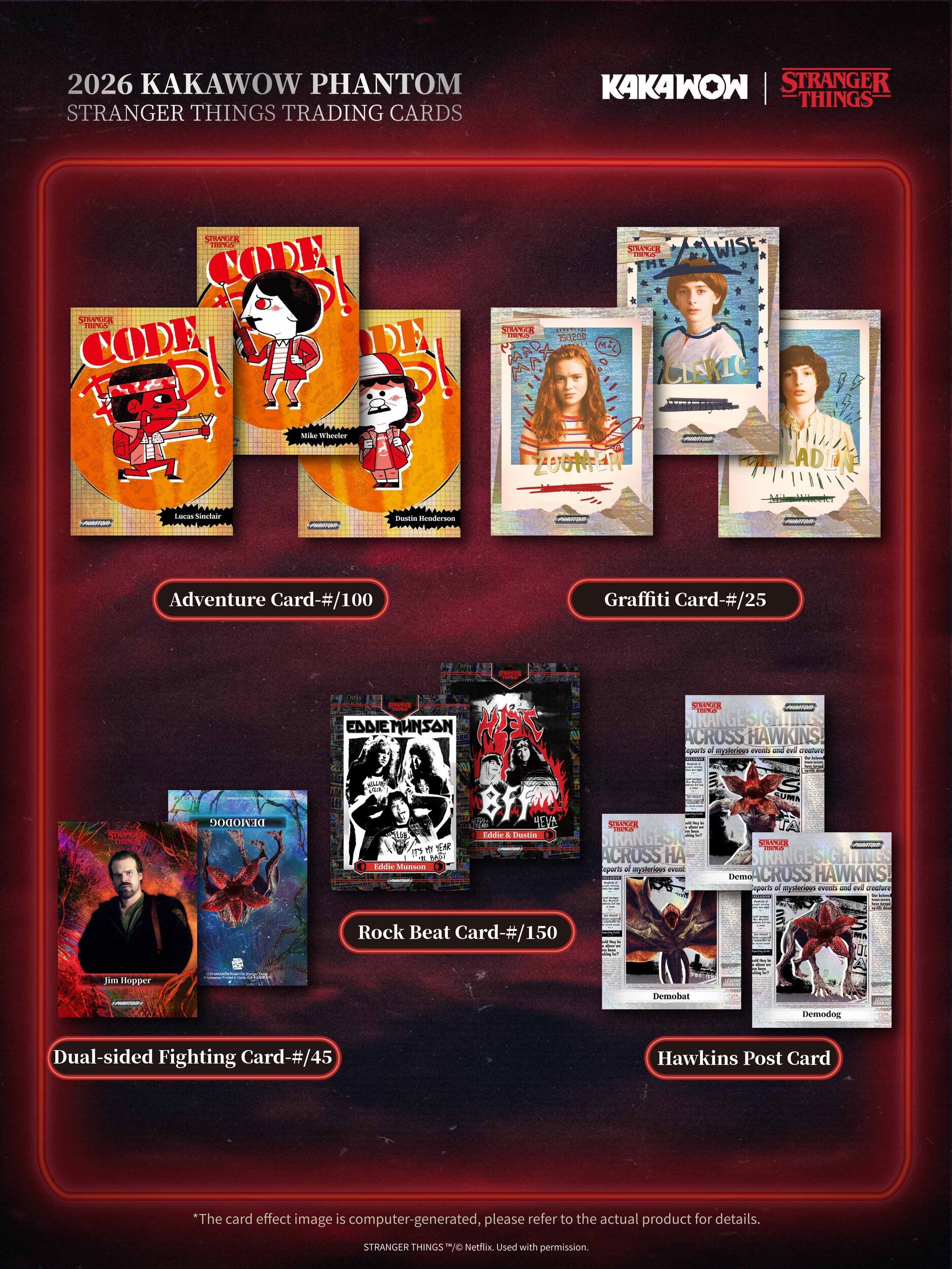 2026 KAKAWOW PHANTOM Stranger Things Trading Cards Product slides_page-0008