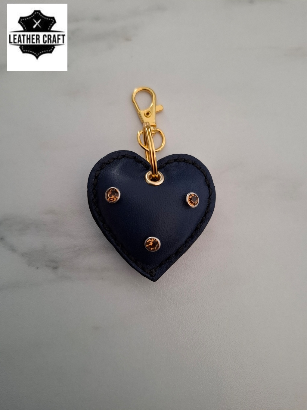 porte cle cuir noir seul