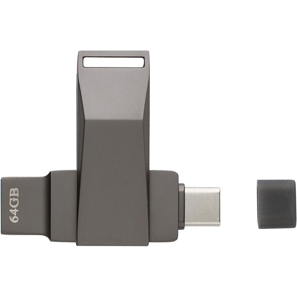 cle_usb_twist_64Go_metal_mat_2_connecteurs