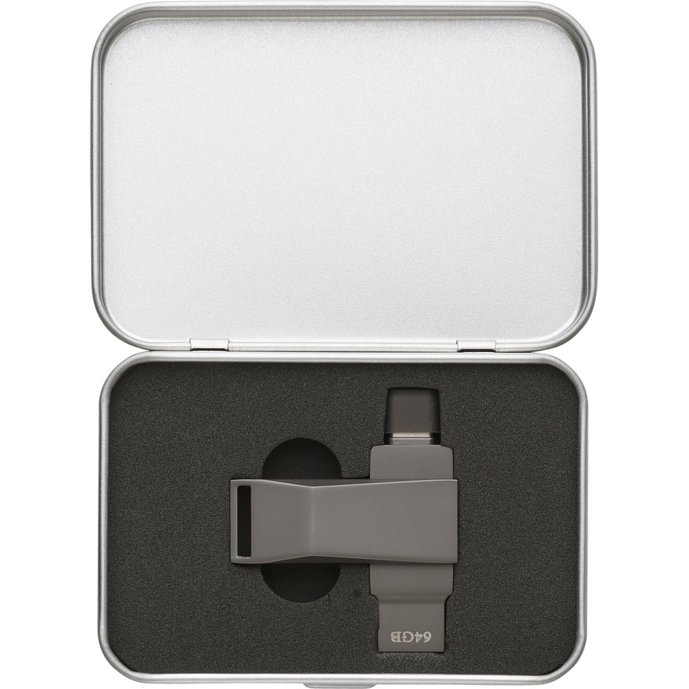 cle_usb_twist_64Go_metal_mat_dans_boite