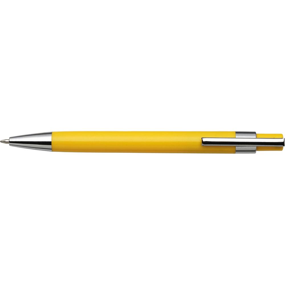 stylo_professionnel_clip_metal_jaune
