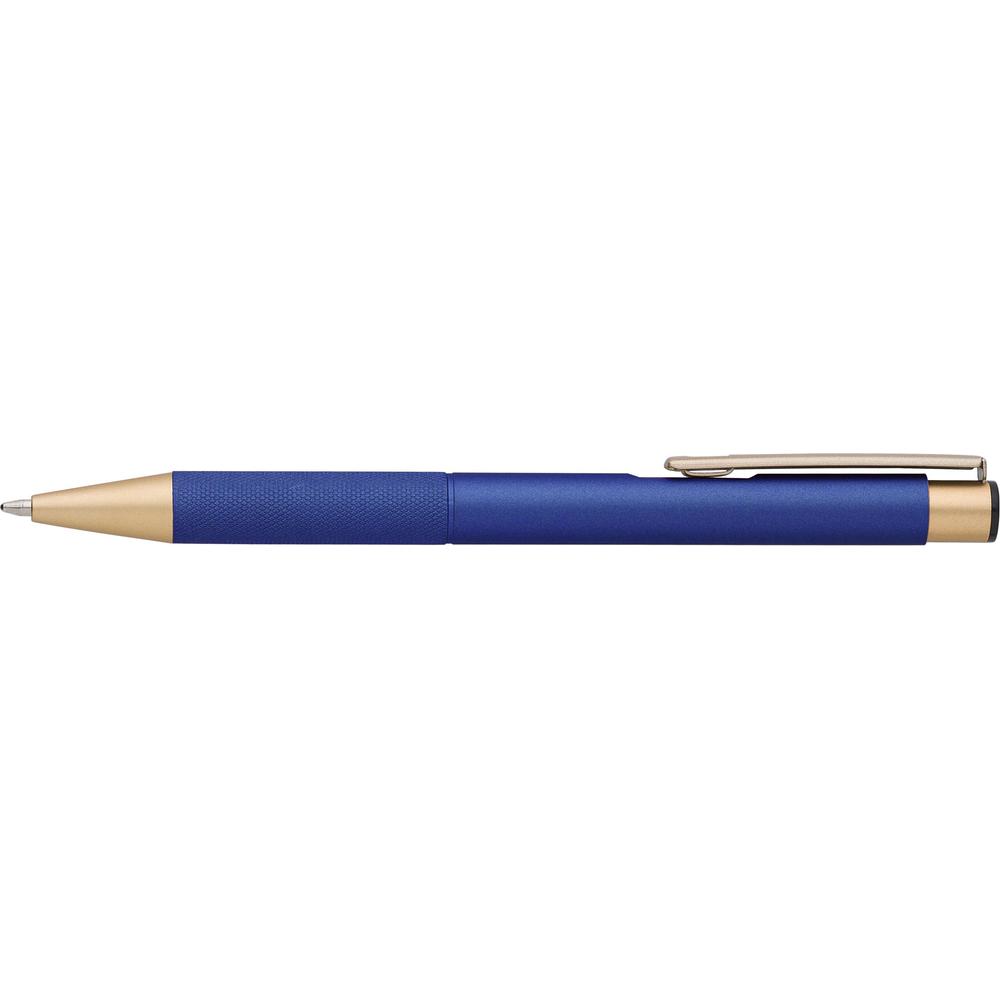 stylo_aluminium_mat_clip_acier_bleu