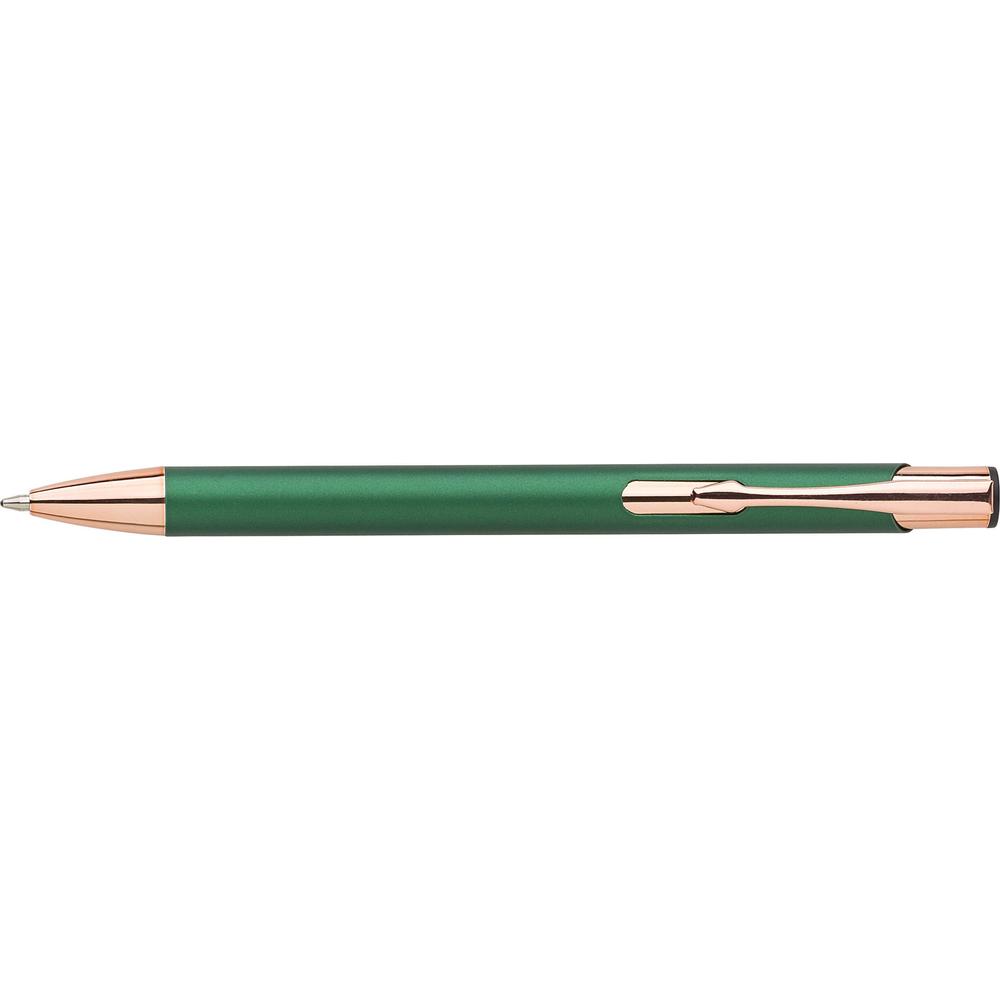 stylo_aluminium_mat_attributs_cuivres_vert