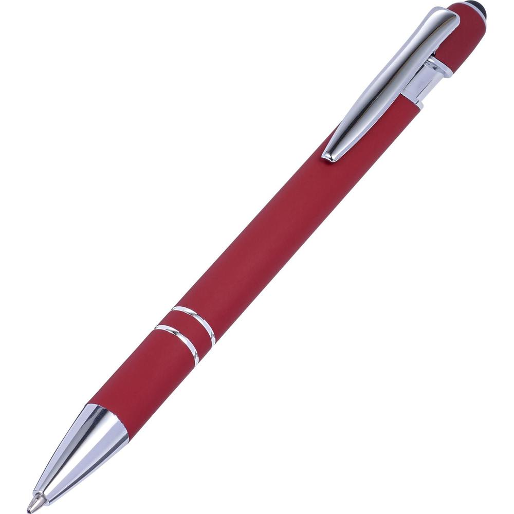 stylo_metal_gomme_tactile_rouge