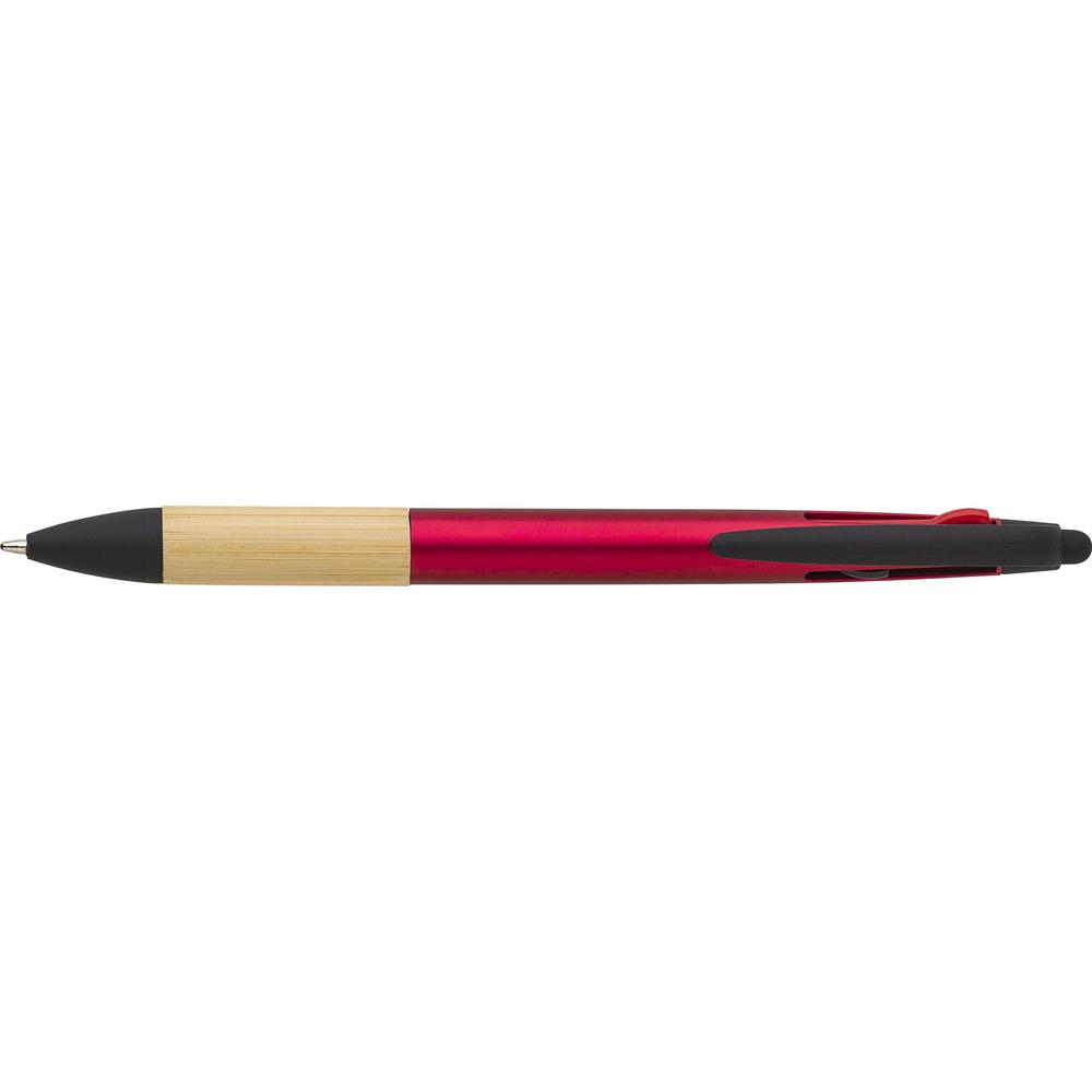 stylo_triple_mine_bambou_rouge