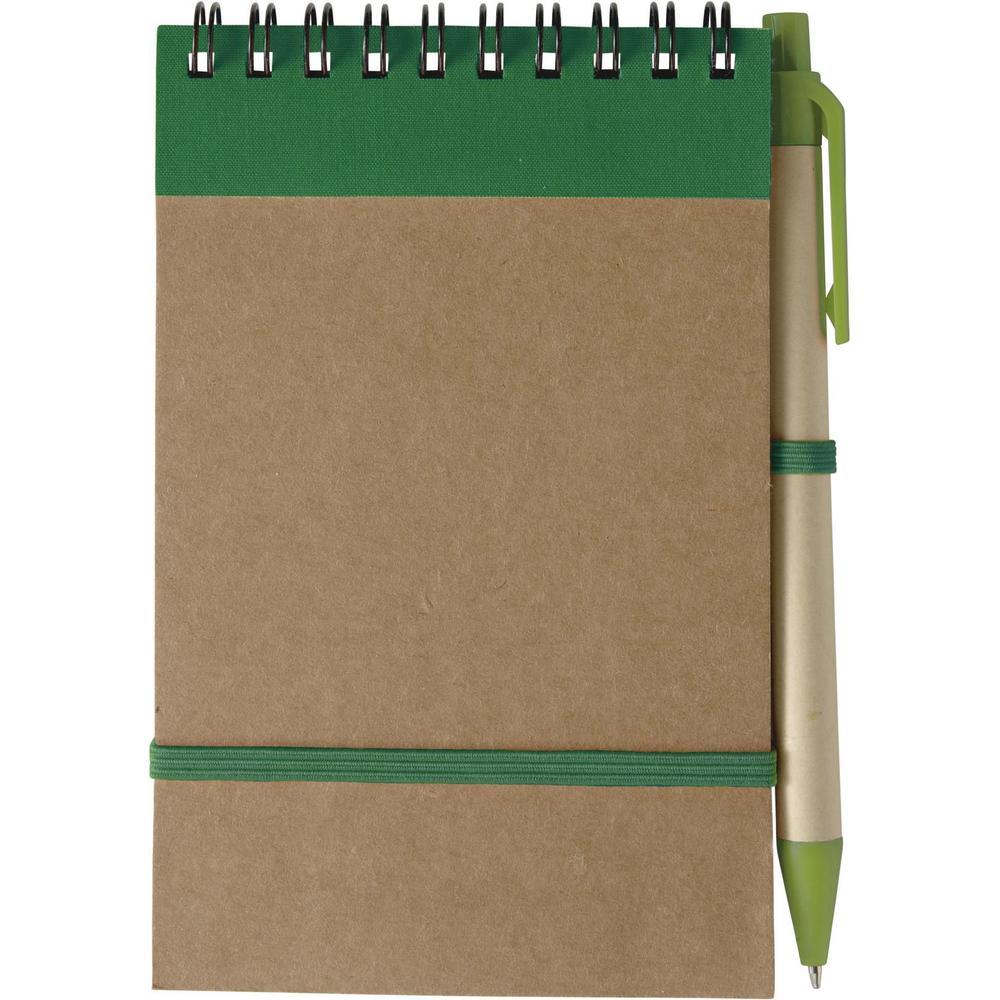 bloc_notes_kraft_spirale_avec_stylo_vert