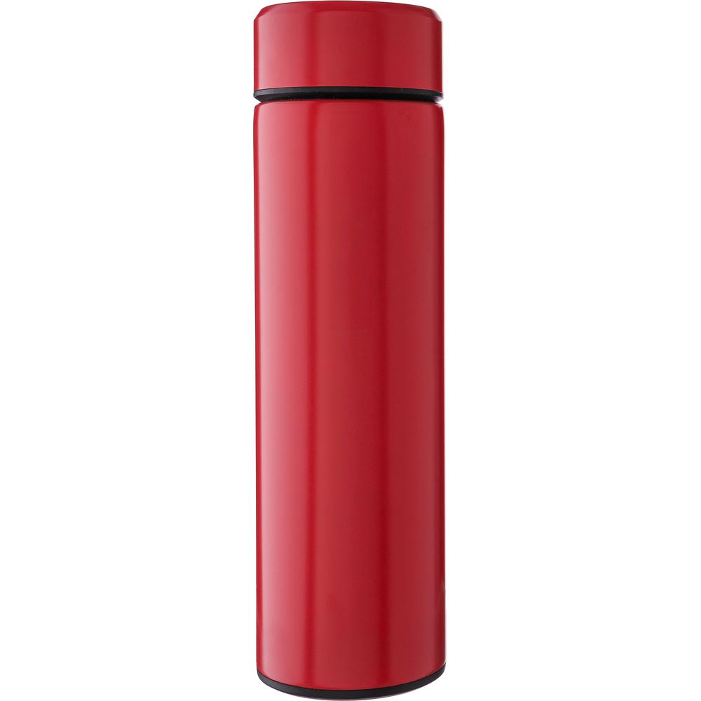 bouteille_isotherme_acier_450ml_avec_infuseur_rouge