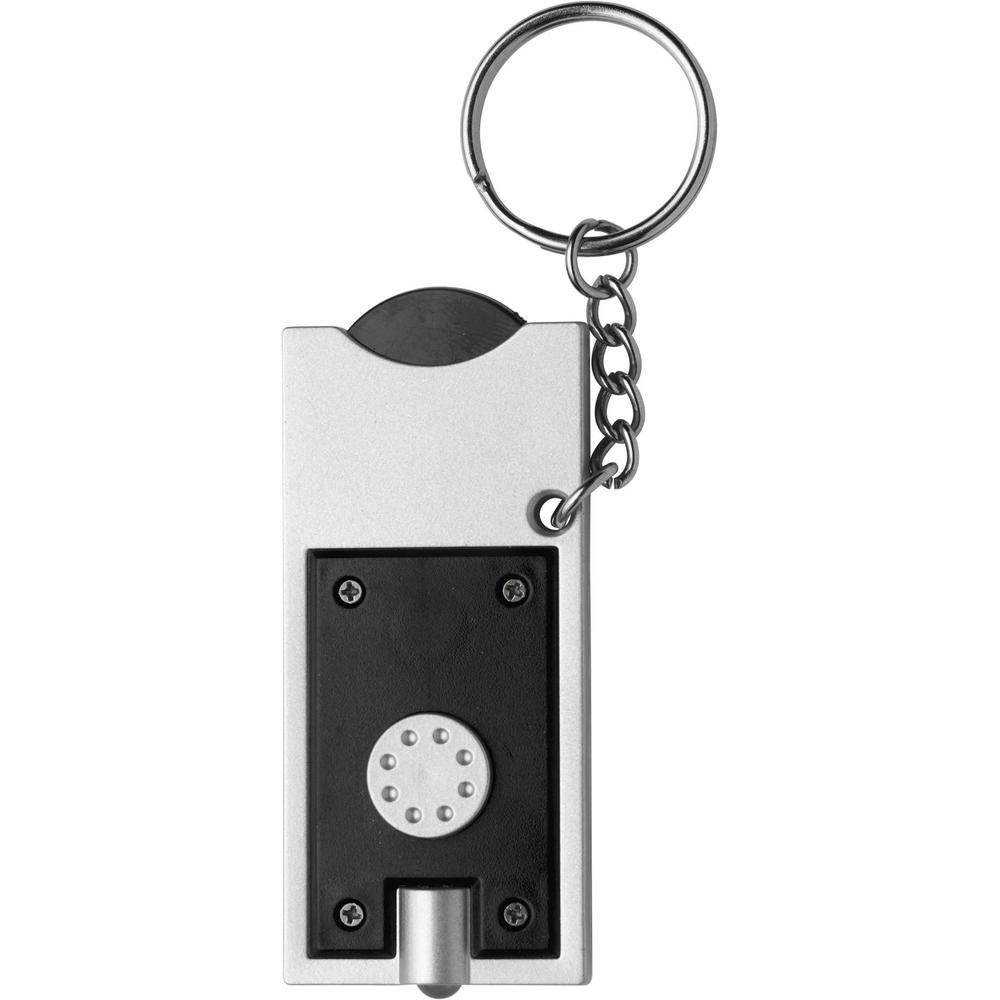 porte-cles_lampe_LED_jeton_chariot_noir