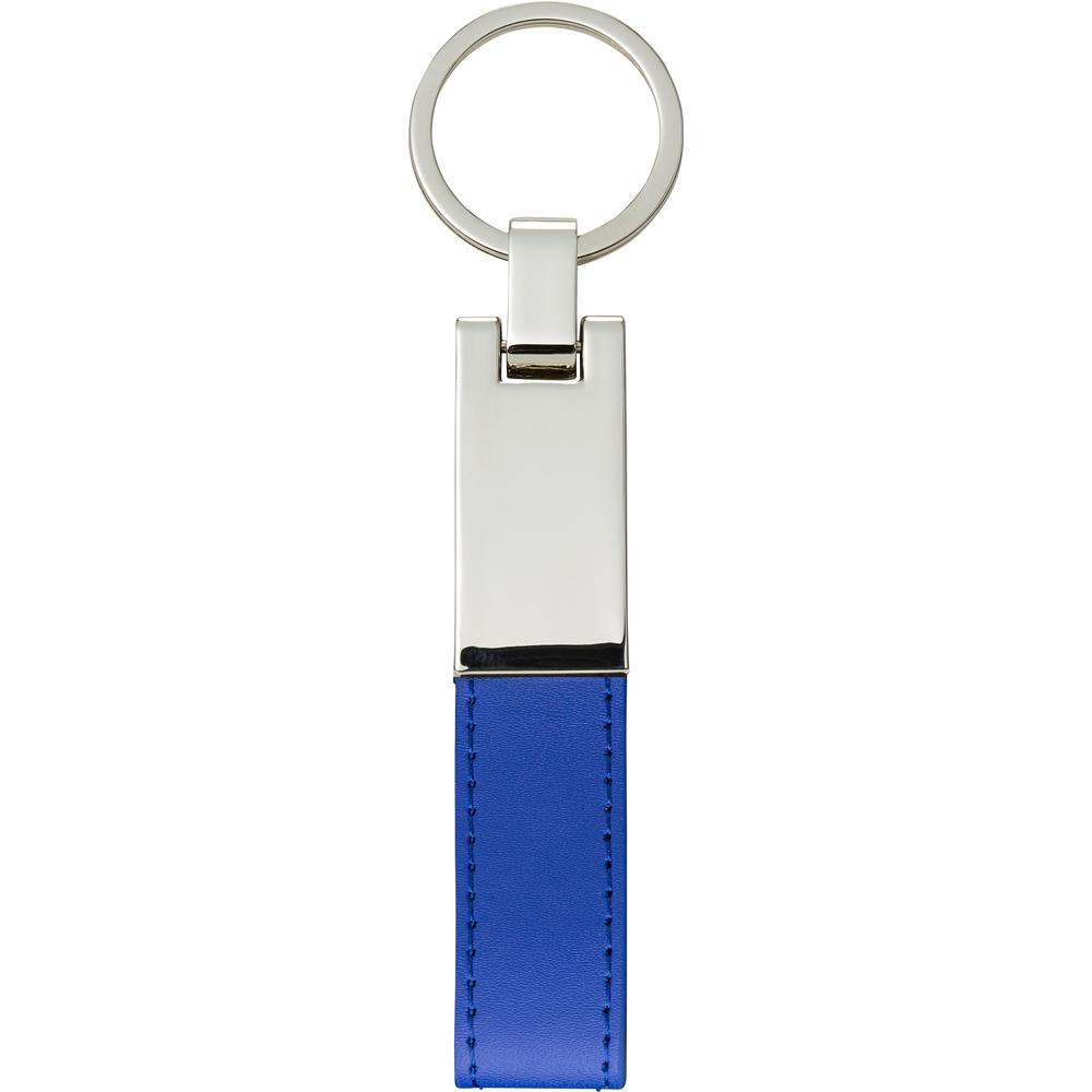 porte-cles_rectangle_metal_PU_bleu