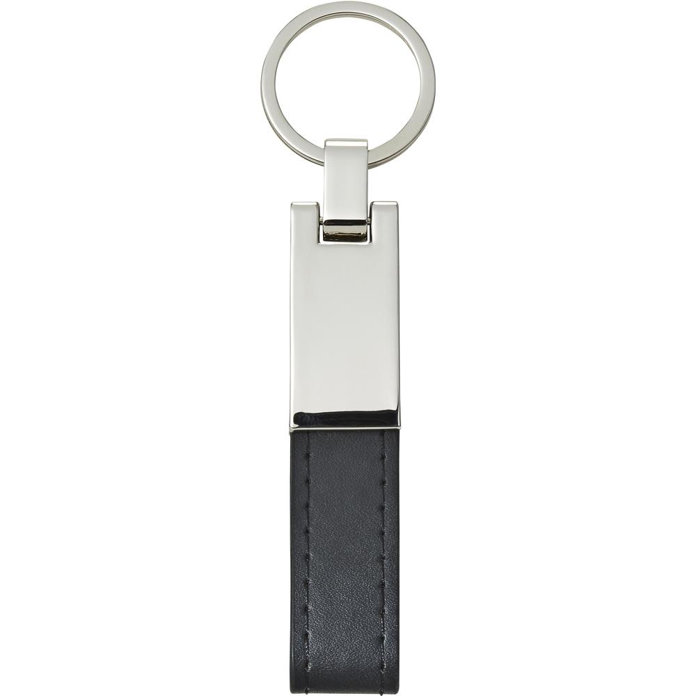 porte-cles_rectangle_metal_PU_noir