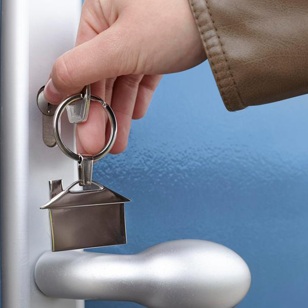 porte-cles_maison_metal_argente_ambiance