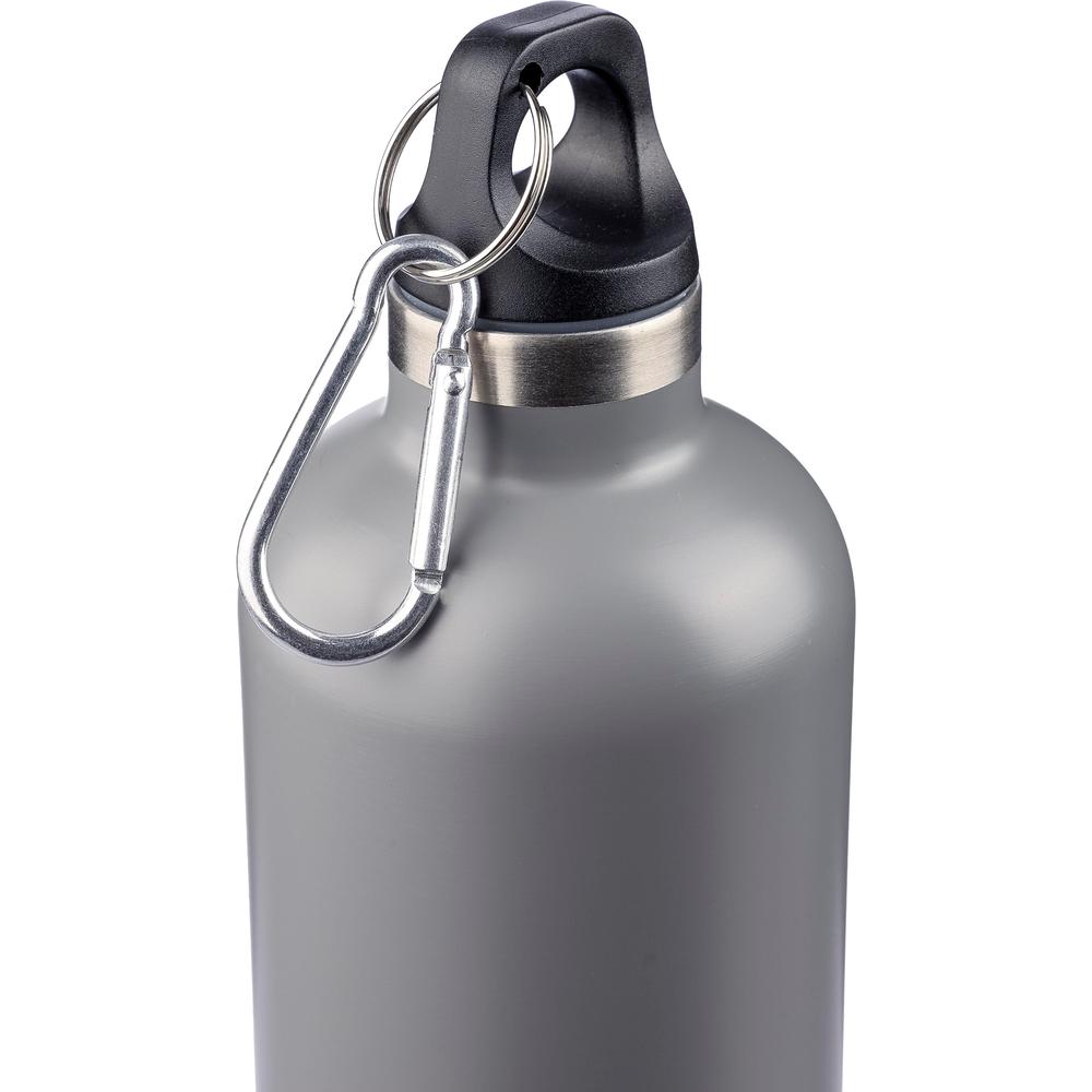 gourde_inox_recycle_500_ml_avec_mousqueton_gris_mousqueton