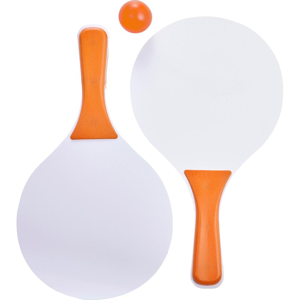 set_de_2_raquettes_de_plage_avec_balle_orange