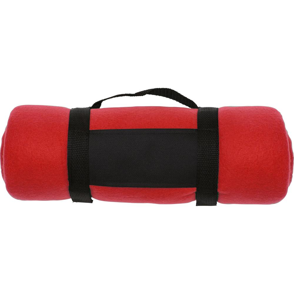 plaid_polaire_160_x125_cm_avec_poignee_rouge