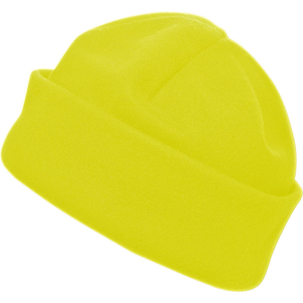 bonnet_polaire_anti‐bouloche_jaune