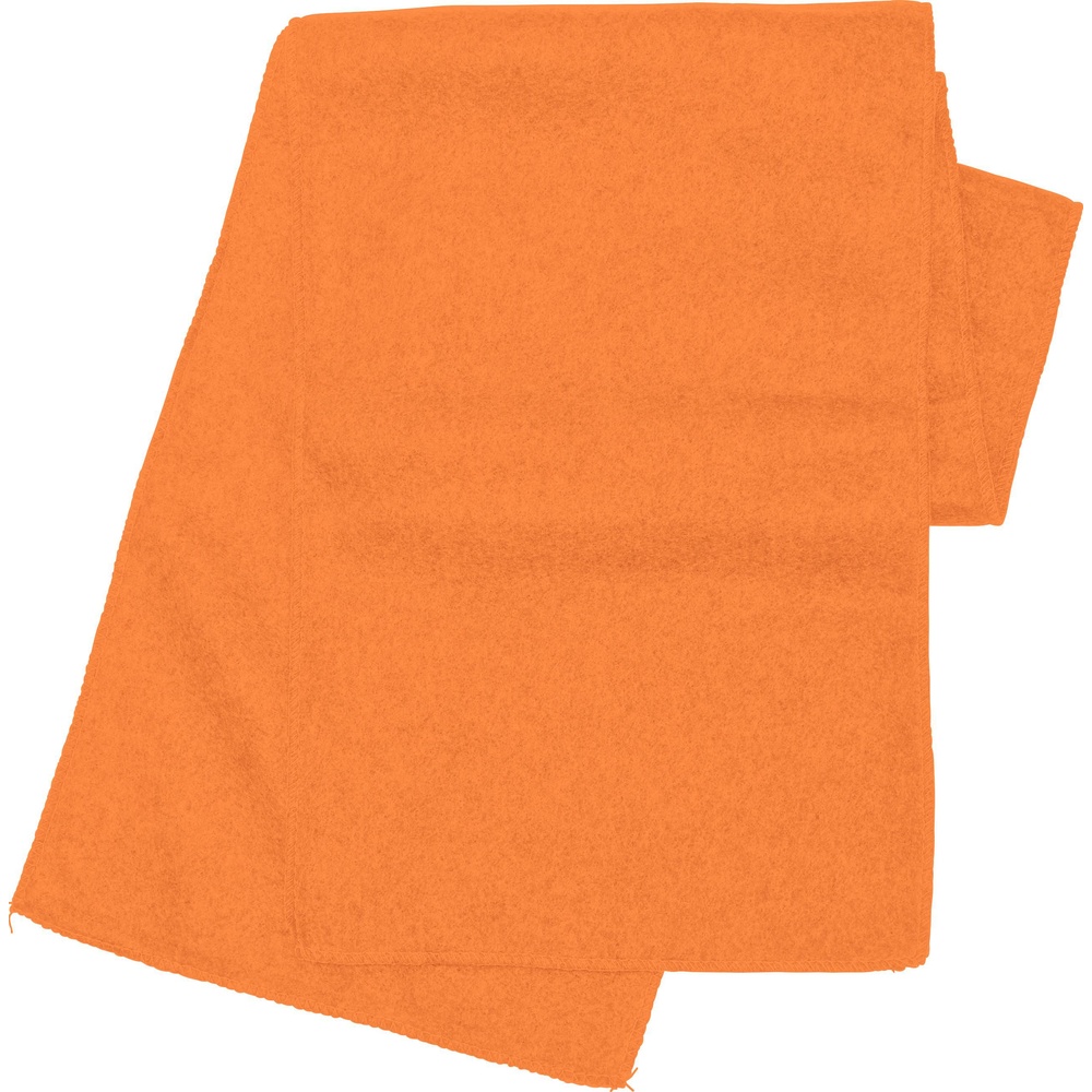 echarpe_polaire_anti‐bouloche_orange