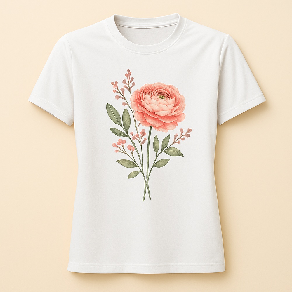 t‐shirt_femme_blanc_slim_personnalise_beige