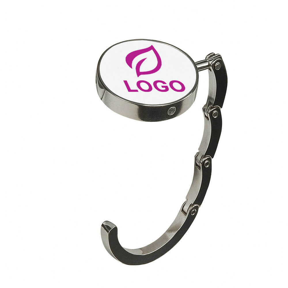 accroche‐sac_personnalise_metal_rond_ouvert_logo