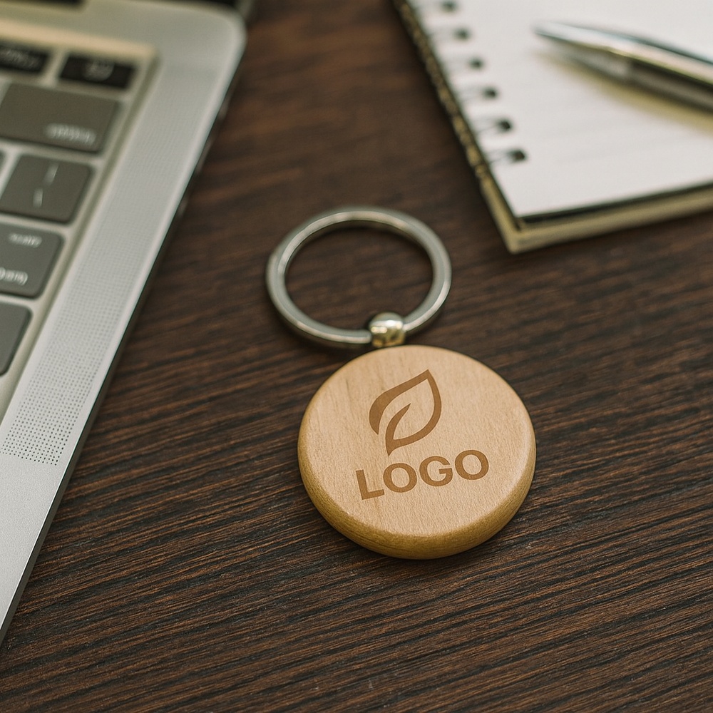 porte-cles-bois-rond-minimaliste-logo-ambiance