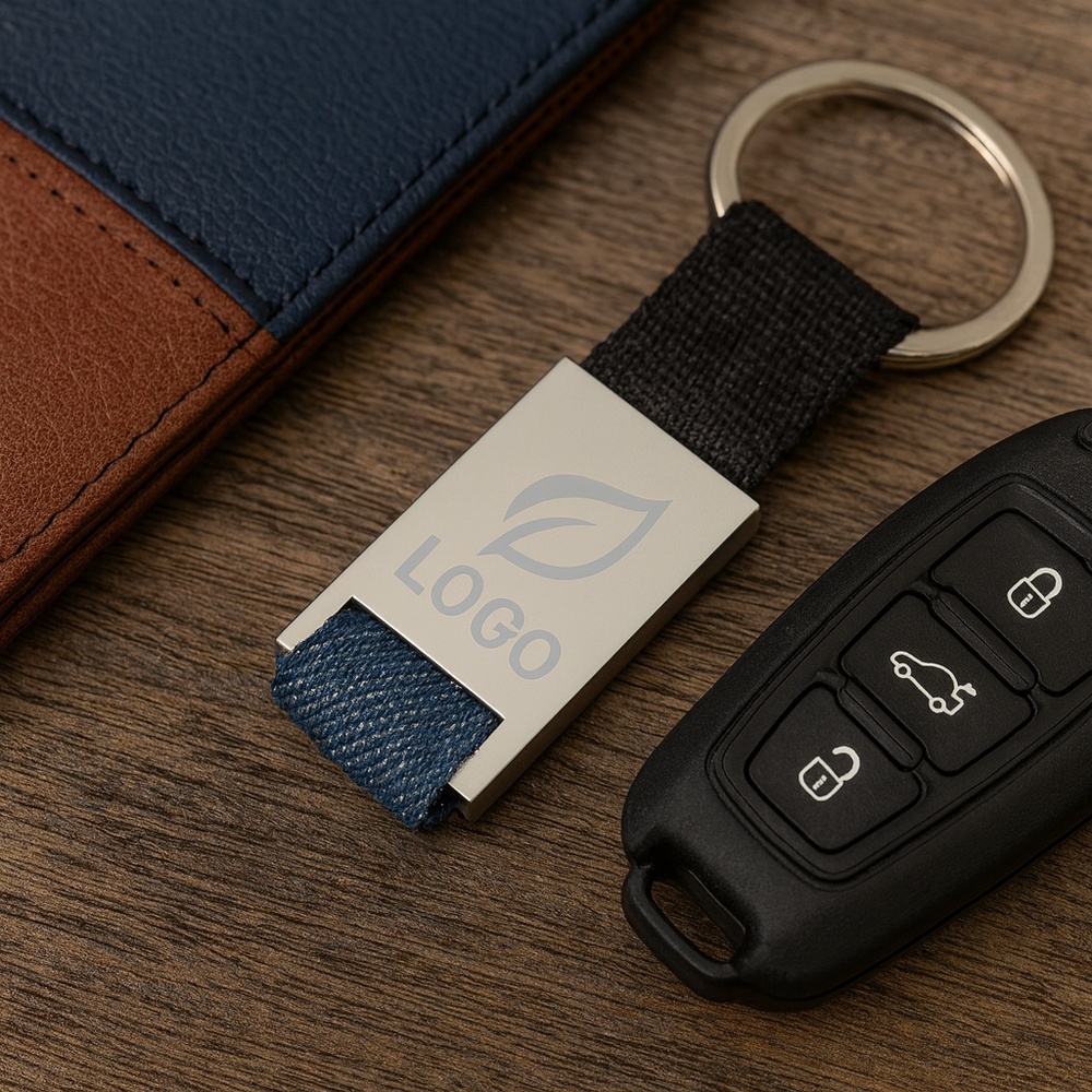 porte-cles-denim-metal-logo-ambiance