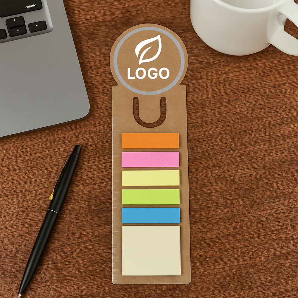 set-marque-pages-notes-repositionnables-logo-ambiance