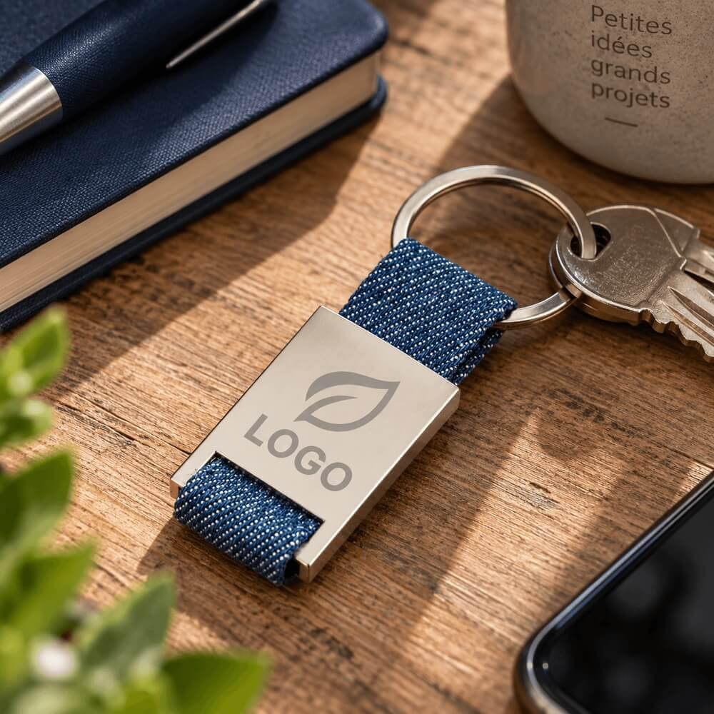 porte-cles-denim-metal-logo-ambiance
