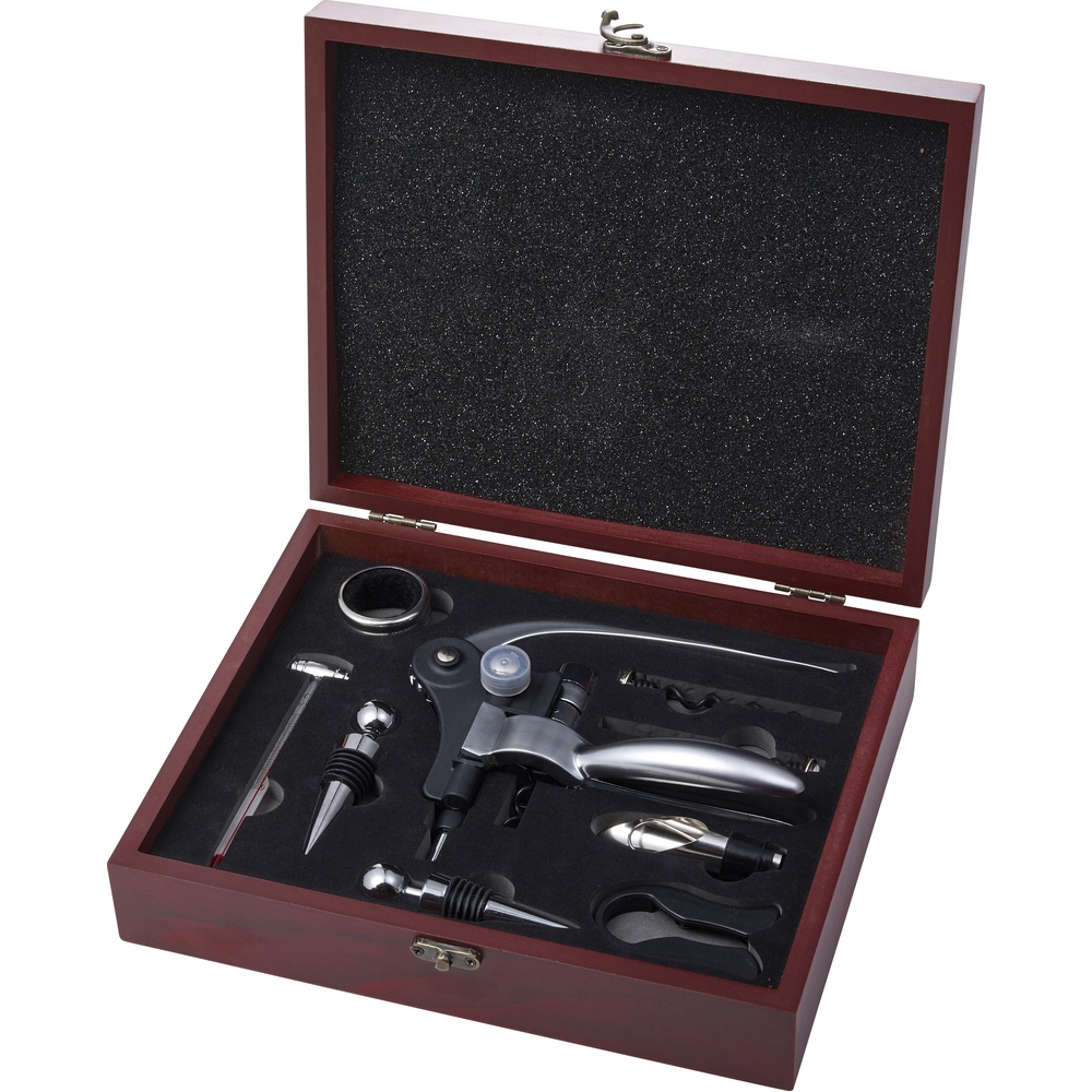 coffret_sommelier_9_pieces_en_bois_ouvert