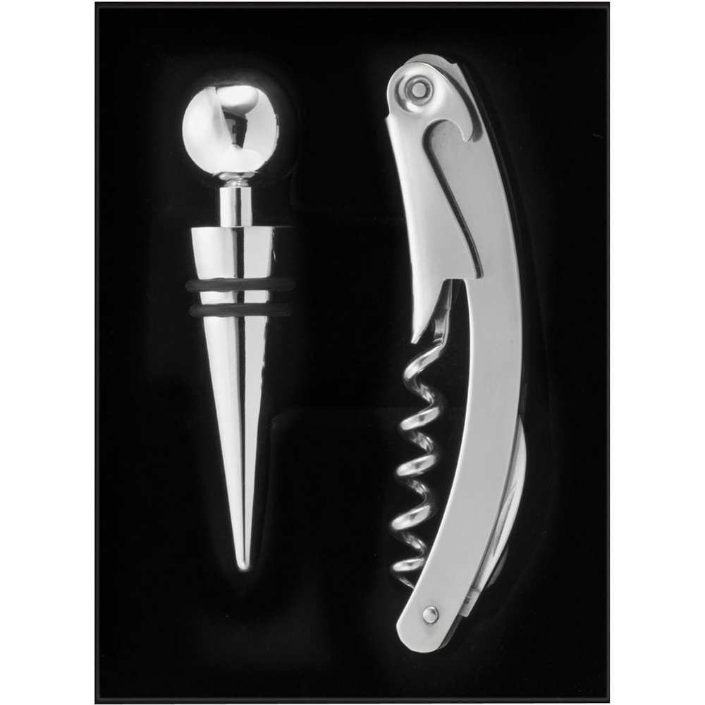 set_a_vin_metal_2_pieces_design_compact_boite