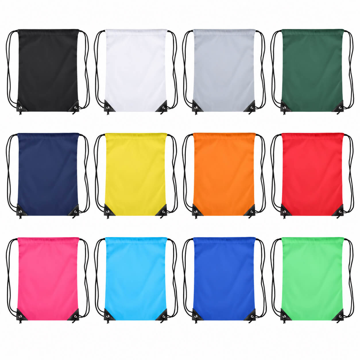Sac à dos en polyester recyclé avec coins renforcés couleurs