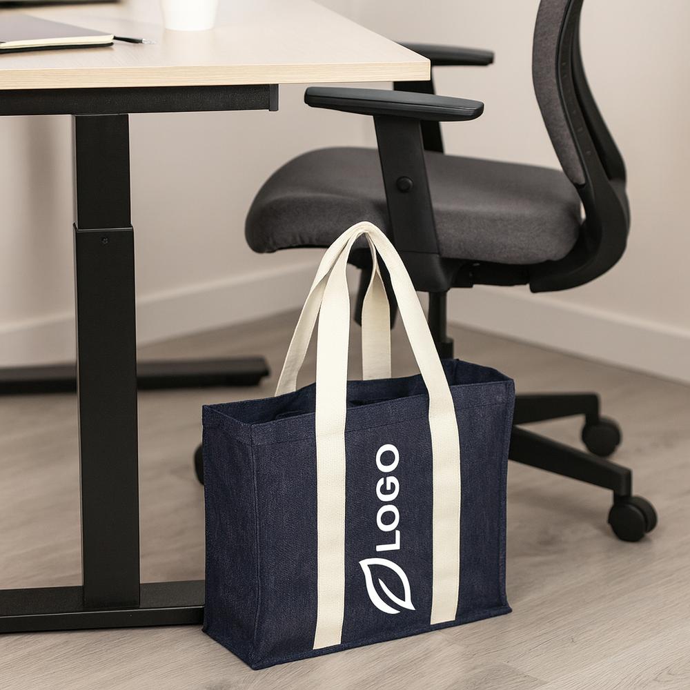 sac_shopping_denim_280_gm2_soufflets_15 cm_logo_ambiance