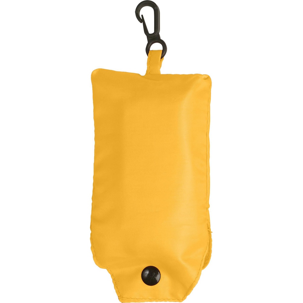 sac_shopping_pliable_polyester_avec_pochette_jaune