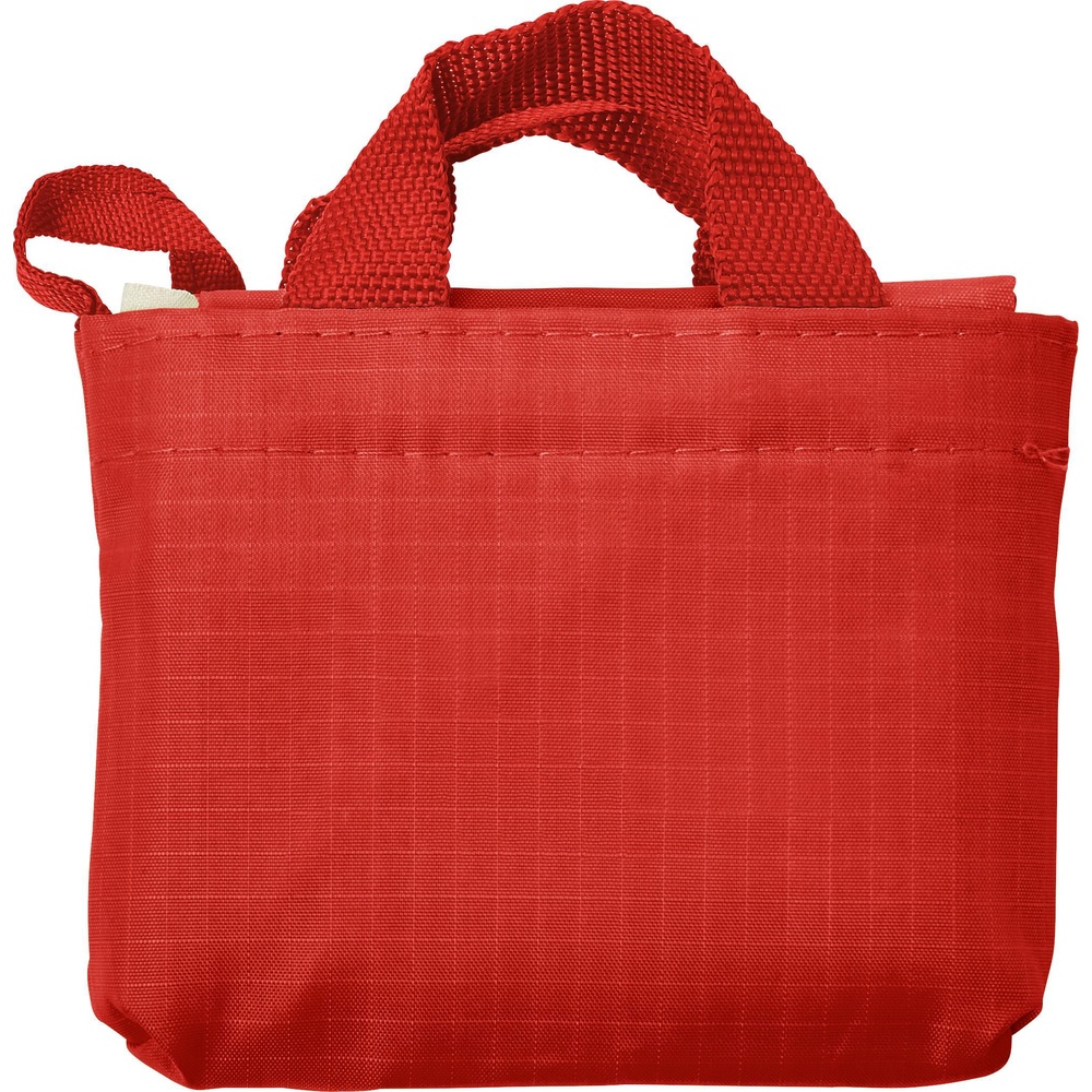 sac_shopping_pliable_polyester_ribstop_avec_etui_rouge