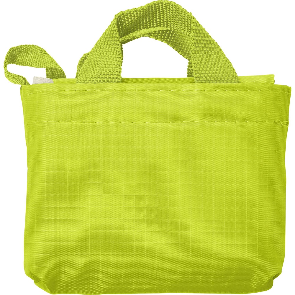 sac_shopping_pliable_polyester_ribstop_avec_etui_vert