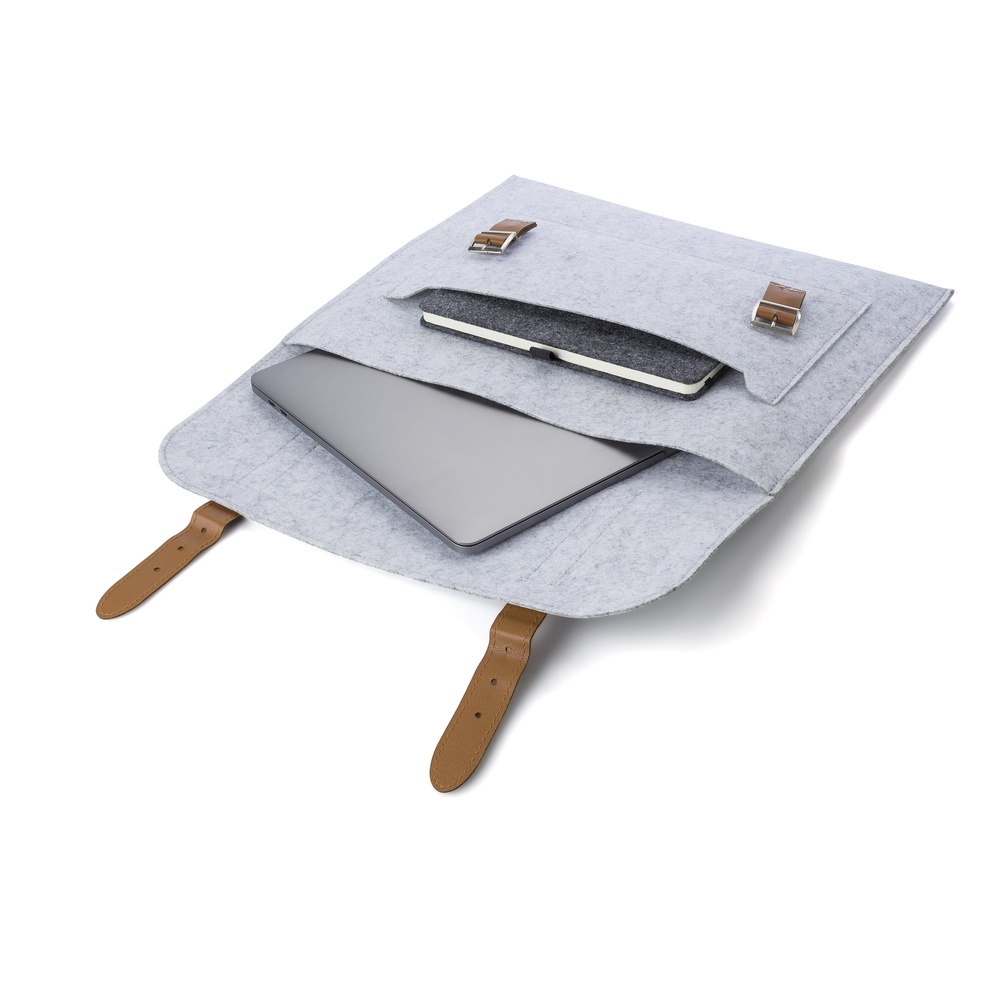 sacoche_elegante_feutre_rpet_avec_poignees_PU_a_plat