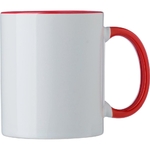 mug-ceramique-bicolore-300ml-avec-boite-cadeau-rouge