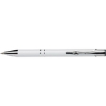 stylo_bille_aluminium_satine_blanc