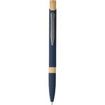 stylo_aluminium_recycle_bague_bambou_bleu