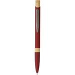 stylo_aluminium_recycle_bague_bambou_bordeaux
