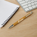 stylo_bille_bambou_clip_metal_logo_ambiance